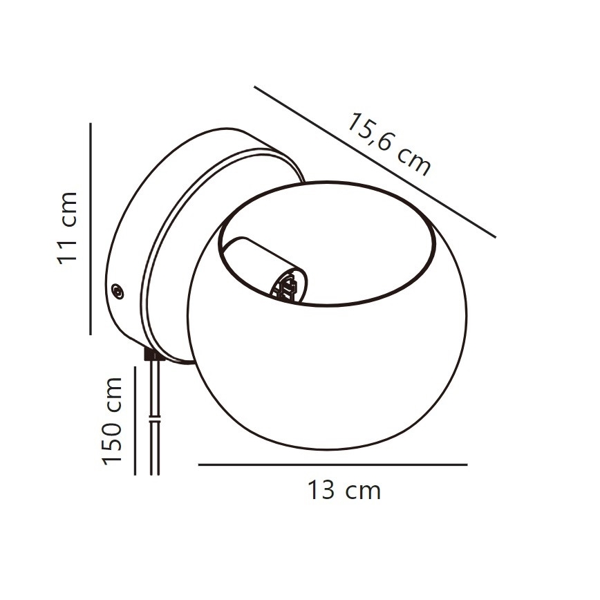 Nordlux - Seinäkohdevalo BELIR 1xG9/5W/230V beige