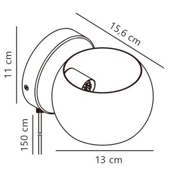 Nordlux - Seinäkohdevalo BELIR 1xG9/5W/230V valkoinen