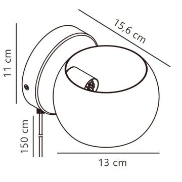 Nordlux - Seinäkohdevalo BELIR 1xG9/5W/230V vihreä