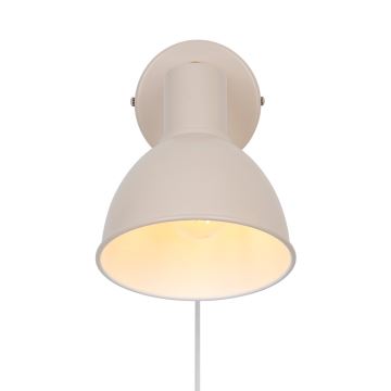 Nordlux - Seinäkohdevalo POP 1xE27/18W/230V beige