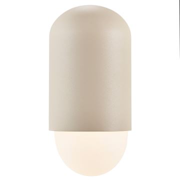 Nordlux - Ulkoseinävalaisin HEKA 1xE27/60W/230V IP54 beige