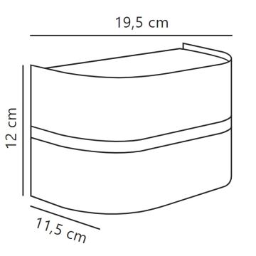 Nordlux - Ulkoseinävalaisin SIBELIS 1xE27/10W/230V IP44 antrasiitti