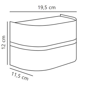 Nordlux - Ulkoseinävalaisin SIBELIS 1xE27/10W/230V IP44 musta