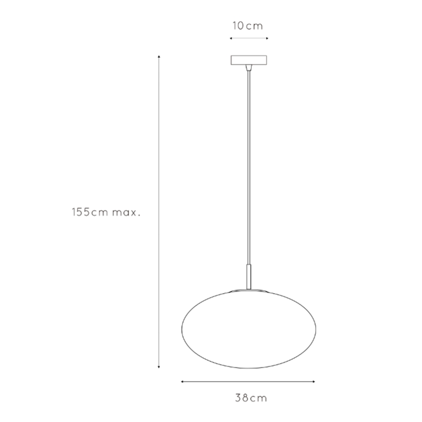 ONLI - Kattokruunu johdossa JANET 1xE27/6W/230V halkaisija 38 cm