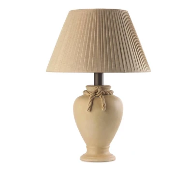 ONLI - Pöytävalaisin TRECCIA 1xE27/22W/230V 65 cm beige