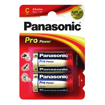Panasonic LR14 PPG - 2kpl alkaliparisto C Pro Power 1.5V