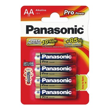 Panasonic LR6 PPG - 4 kpl alkaliparisto AA Pro Power 1,5 V