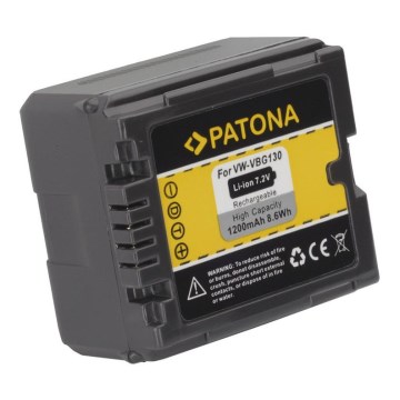 PATONA - Akku Panasonic VW-VBG130 1200mAh Li-Ion