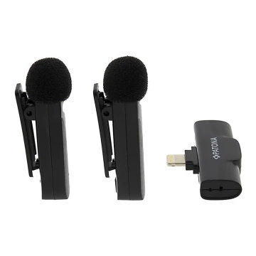 PATONA - SETTI 2x Langaton mikrofoni iPhonelle USB-C 5V