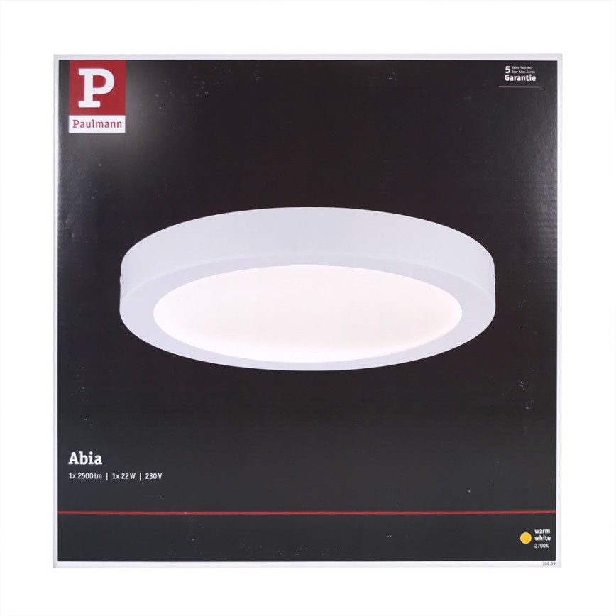 Paulmann 70899 - LED/22W Kattovalo ABIA 230V