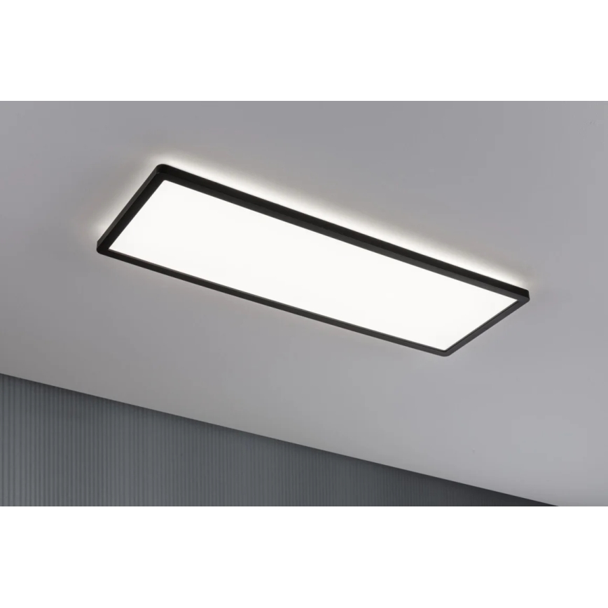 Paulmann 71017 - LED/22W Himmennyspaneeli ATRIA 230V 4000K 20x58 cm musta