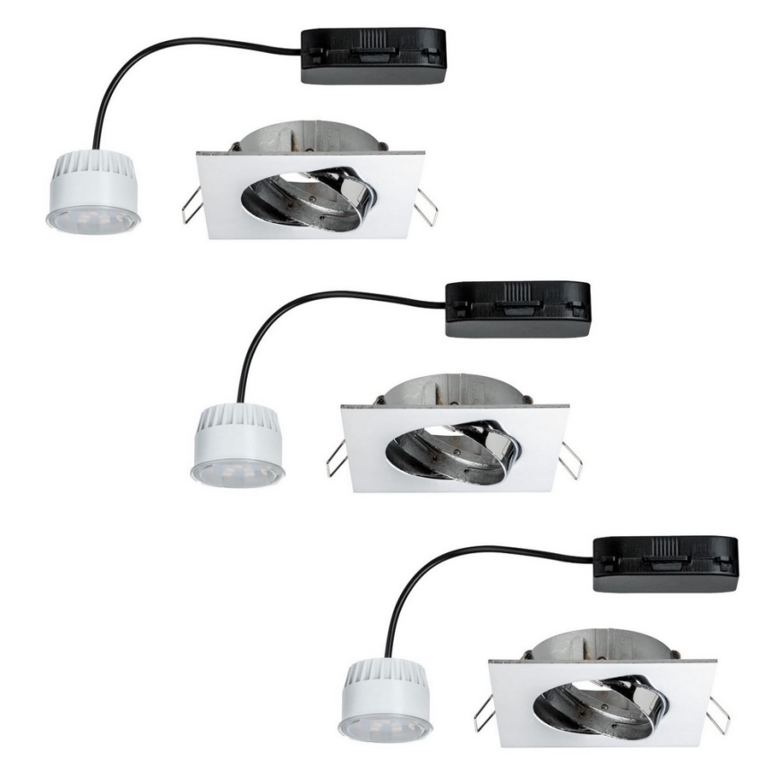 Paulmann 92774 - SETTI 3x LED/6,8W Kylpyhuoneen upotettu valo PREMIUM LINE 230V