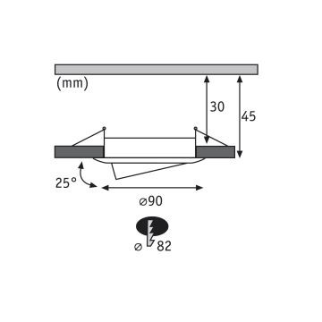 Paulmann 92817 - SETTI 3xLED/7W IP23 Himmennettävä kylpyhuoneen kattovalaisin COIN 230V