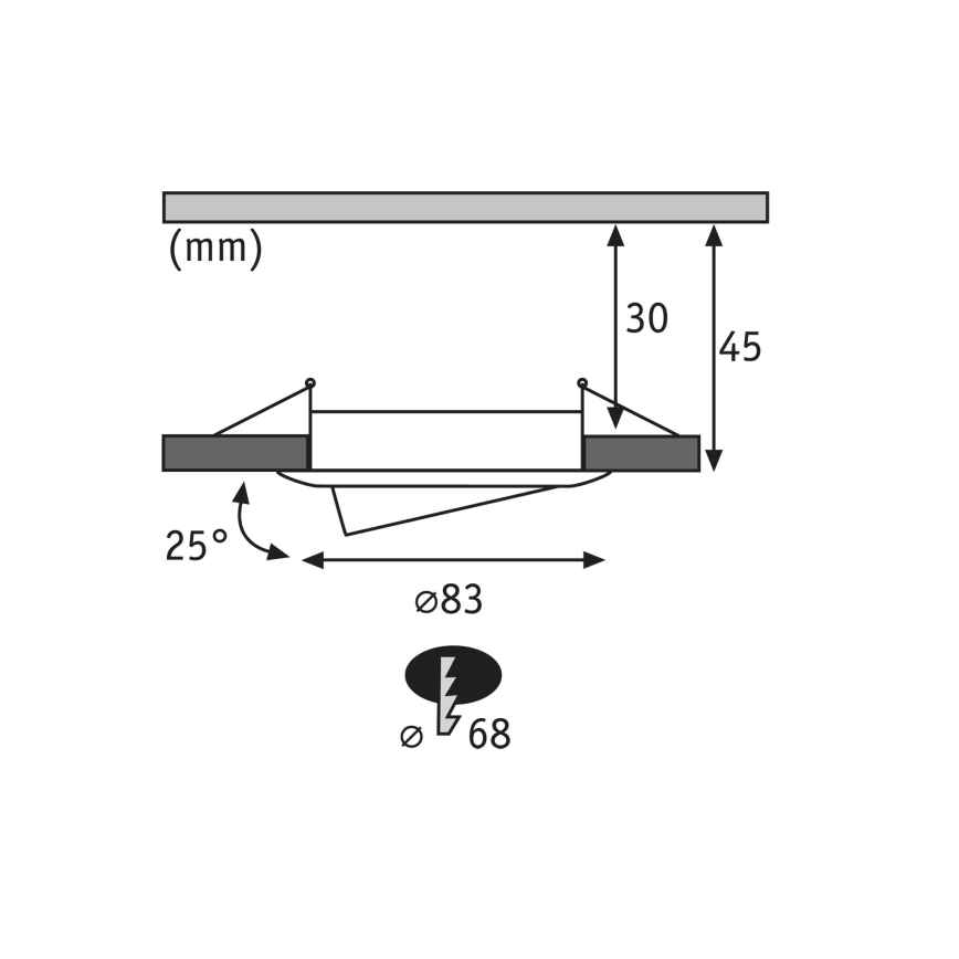 Paulmann 92821 - SETTI 3x LED/7W IP23 Himmennettävä kylpyhuoneen kattovalaisin COIN 230V