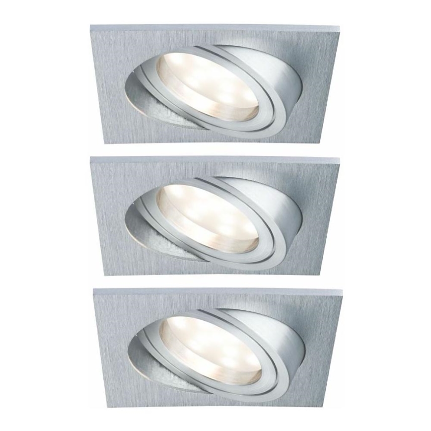 Paulmann 92839 - SETTI 3x LED/7W IP23 Himmennettävä kylpyhuoneen kattovalaisin COIN 230V