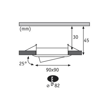 Paulmann 92839 - SETTI 3x LED/7W IP23 Himmennettävä kylpyhuoneen kattovalaisin COIN 230V