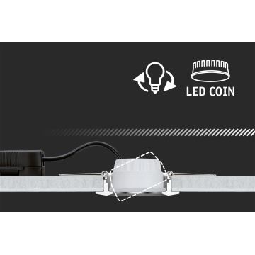 Paulmann 92971 - SETTI 3x LED/4,2W IP23 Himmennettävä kylpyhuoneen kattovalaisin NOVA 230V