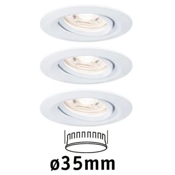 Paulmann 92971 - SETTI 3x LED/4,2W IP23 Himmennettävä kylpyhuoneen kattovalaisin NOVA 230V