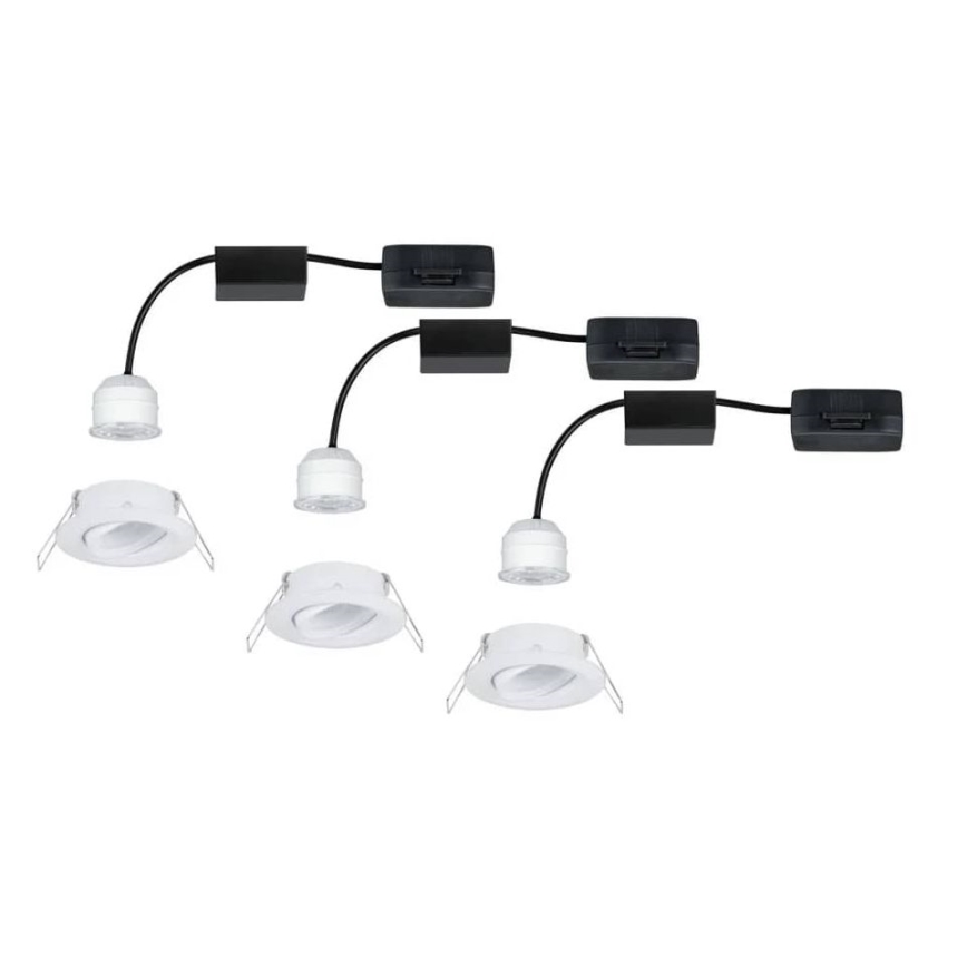 Paulmann 92971 - SETTI 3x LED/4,2W IP23 Himmennettävä kylpyhuoneen kattovalaisin NOVA 230V