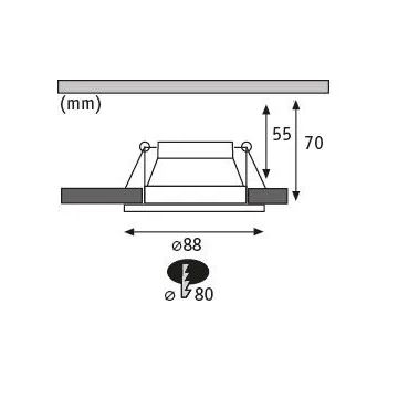 Paulmann 93402 - SETTI 3xLED/6W IP44 Himmennettävä kylpyhuoneen kattovalaisin COLE 230V