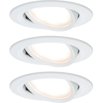 Paulmann 93485 - SETTI 3xLED/6W IP23 Himmennettävä kylpyhuoneen kattovalaisin NOVA 230V