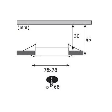 Paulmann 93895 - SETTI 3xLED/6W IP44 Himmennettävä kylpyhuoneen kattovalaisin NOVA 230V