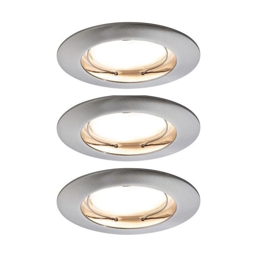 Paulmann 93958 - SETTI 3x LED/6,8W IP44 Himmennettävä kylpyhuoneen kattovalaisin COIN 230V