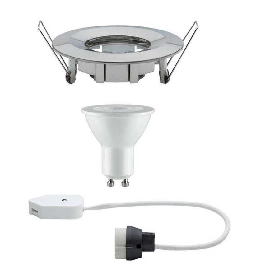 Paulmann 93976 - LED-GU10/7W IP65 Himmennettävä kylpyhuonevalo NOVA 230V