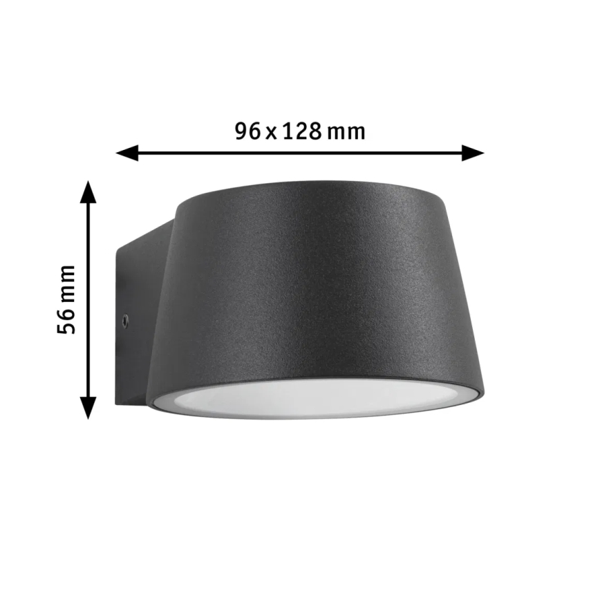 Paulmann 94713 - LED/6W IP44 Ulkoseinävalaisin CAPERA 230V