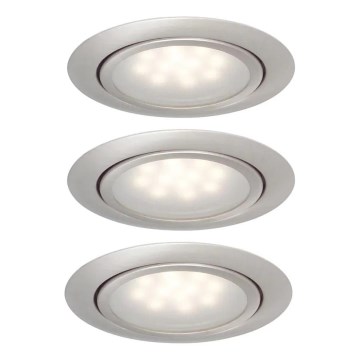 Paulmann 99812 - SETTI 3xLED/1W Upotettu valo MICRO LINE 230V