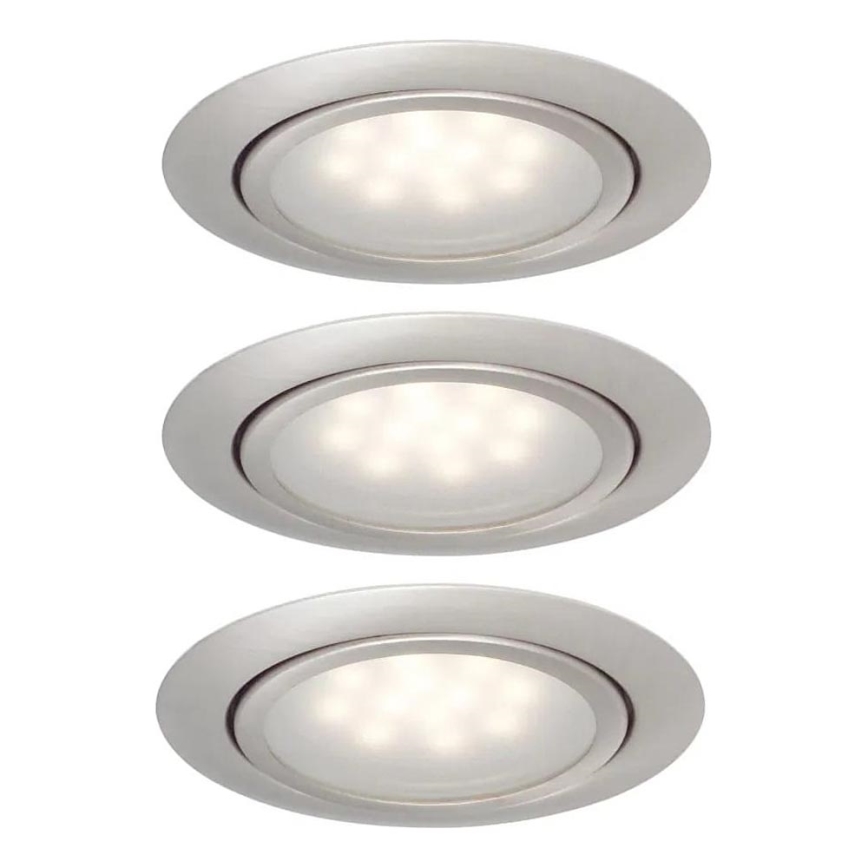 Paulmann 99812 - SETTI 3xLED/1W Upotettu valo MICRO LINE 230V