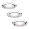 Paulmann 99814 - SETTI 3x Riippuva LED-kattovalaisin MICRO LINE LED/1W/230V/12V