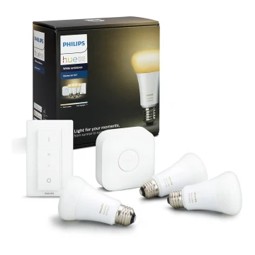 Perussetti Philips Hue WHITE AMBIANCE 3xE27/9,5W/230V