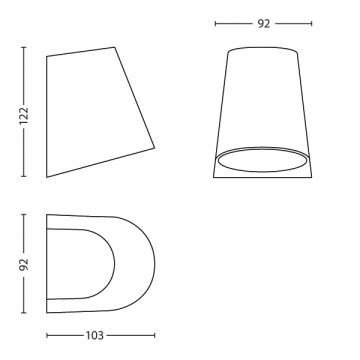 Philips - LED-ulkovalaisin 1xLED/3W/230V IP44