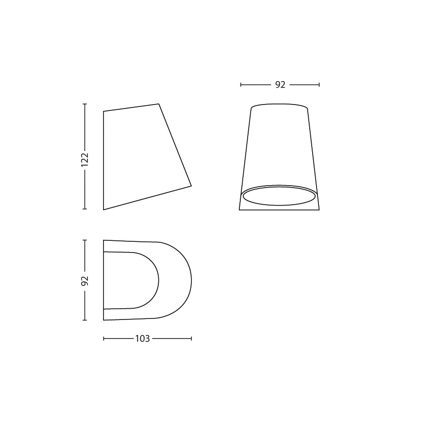 Philips - LED-ulkovalaisin 1xLED/3W/230V IP44