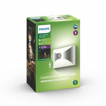 Philips - Ulkoanturivalo 1xLED/6W/230V IP44