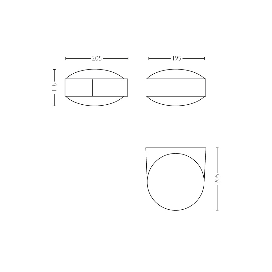 Philips - Ulkoseinävalaisin E27/42W IP44