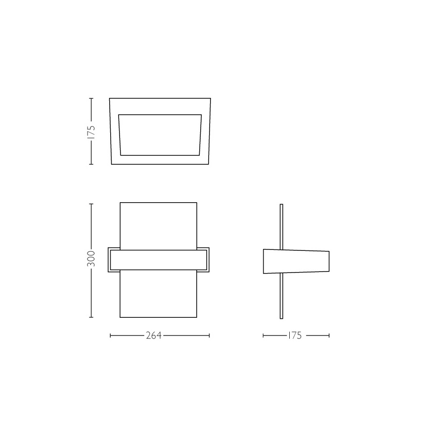 Philips - Ulkoseinävalaisin 2xLED/4,5W IP44