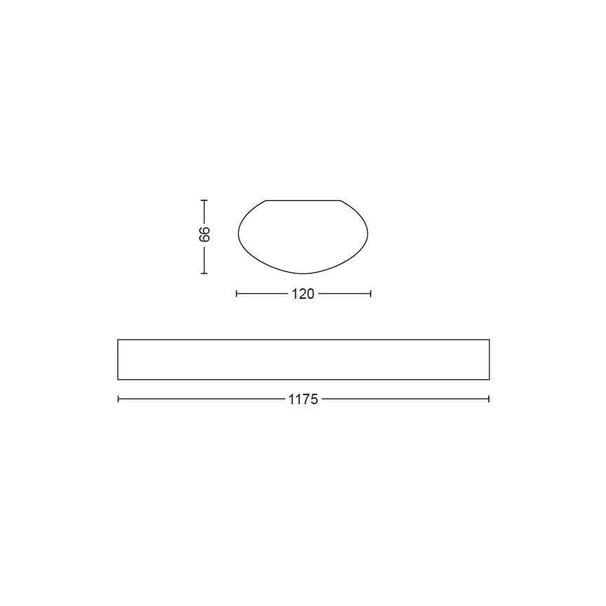 Philips 31247/31/P0 - LED-putkityövalo AQUALINE LED/50W/230V IP65