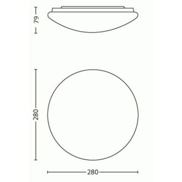 Philips - LED-kattovalaisin LED/9,6W/230V