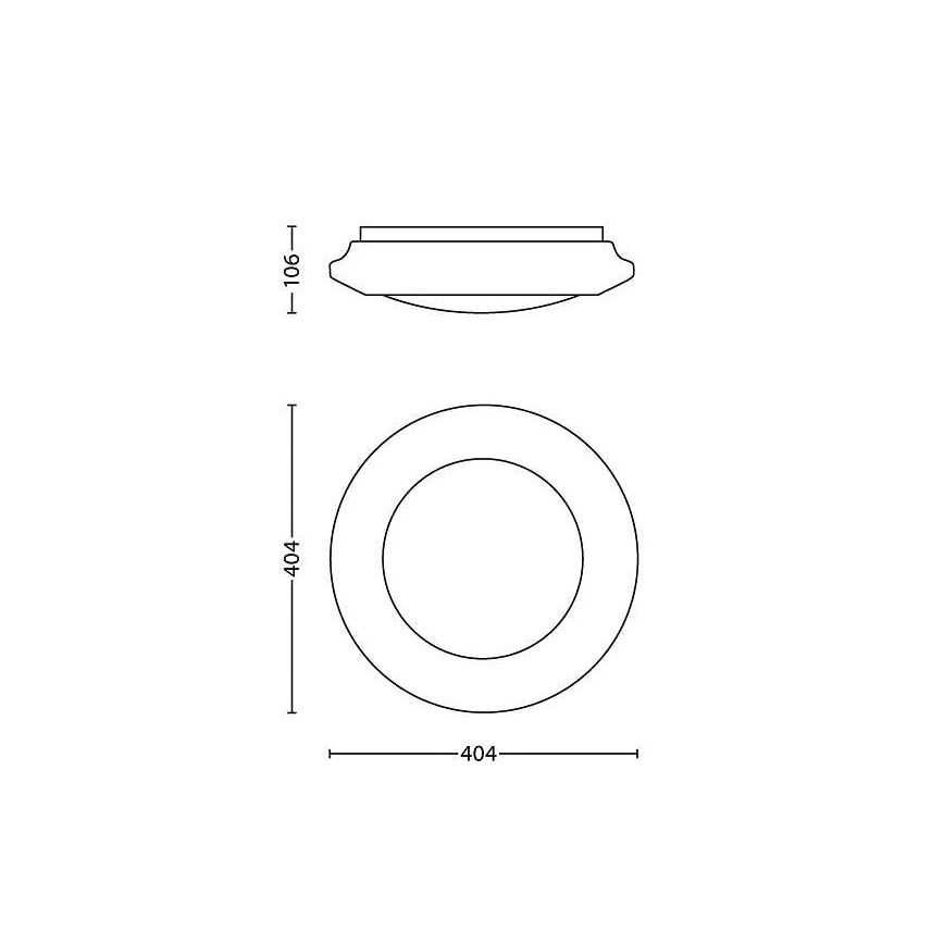 Philips - Kattovalo 1xLED/22W/230V