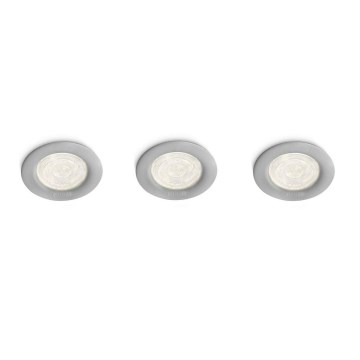 Philips 59100/87/16 - SETTI 3x LED-upotettava kohdevalaisin SCEPTRUM ​​3xLED / 3W / 230V