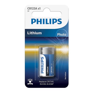 Philips CR123A/01B - Litiumkenno CR123A MINICELLS 3V 1600mAh