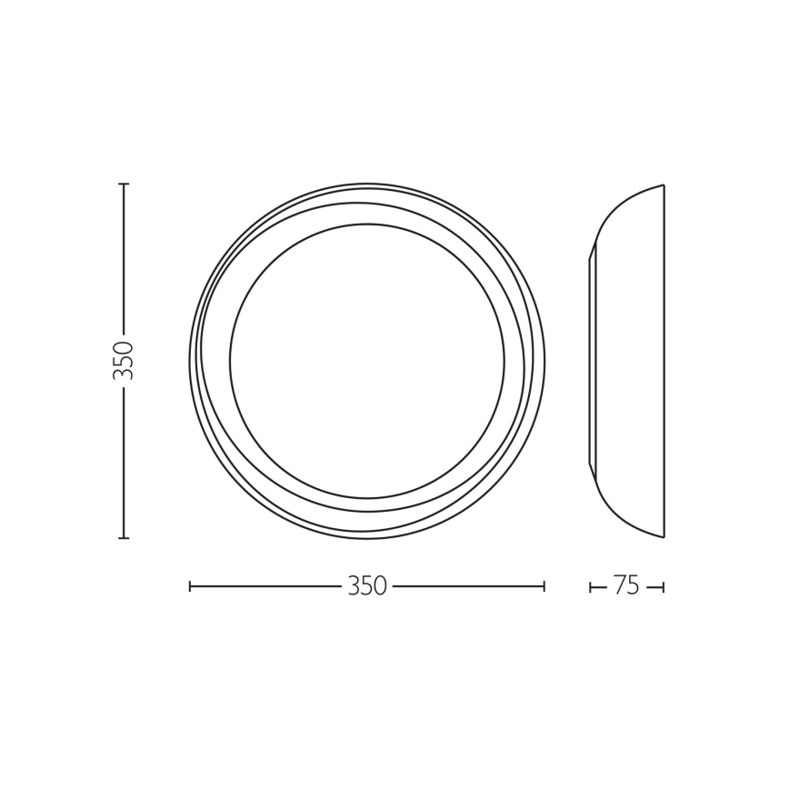 Philips - Himmennettävä LED-kattovalaisin FLETA LED/10W/230V 2700K läpinäkyvä