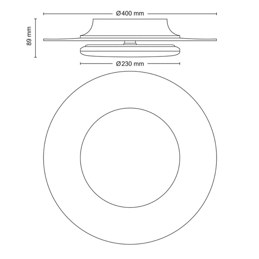 Philips- Himmennettävä LED-kattovalaisin SCENE SWITCH LED/30W/230V 4000K hopea