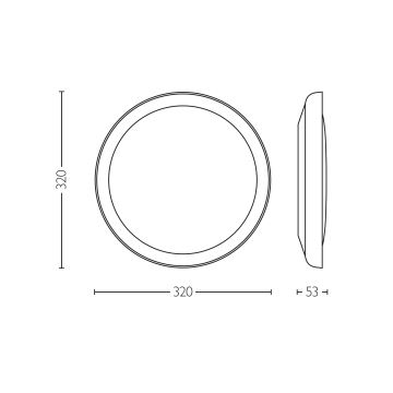 Philips - Himmennettävä LED-kattovalaisin PEBBLO SCENE SWITCH LED/10W/230V 2700K musta