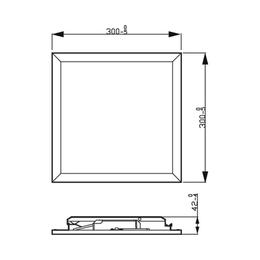 Philips - Himmennettävä LED-kattovalaisin SLIM SCENE SWITCH LED / 12W / 230V 2700K