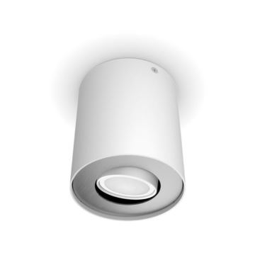 Philips - Himmennettävä LED-kohdevalo Hue PILLAR 1xGU10/4,2W/230V 2200-6500K + kauko-ohjaus valkoinen