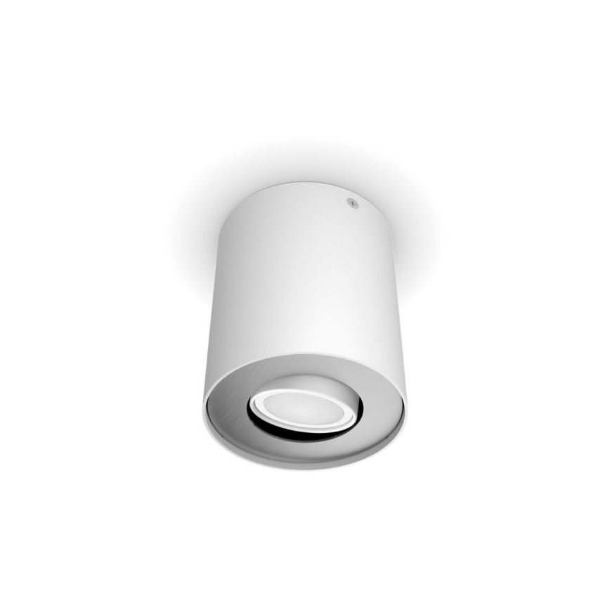 Philips - Himmennettävä LED-kohdevalo Hue PILLAR 1xGU10/4,2W/230V 2200-6500K + kauko-ohjaus valkoinen