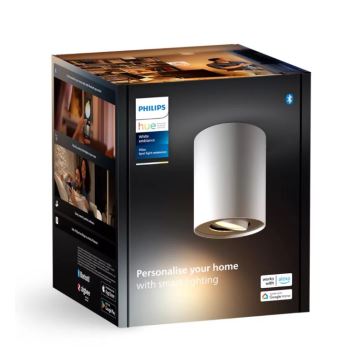 Philips - Himmennettävä LED-kohdevalo Hue PILLAR 1xGU10/4,2W/230V 2200-6500K valkoinen